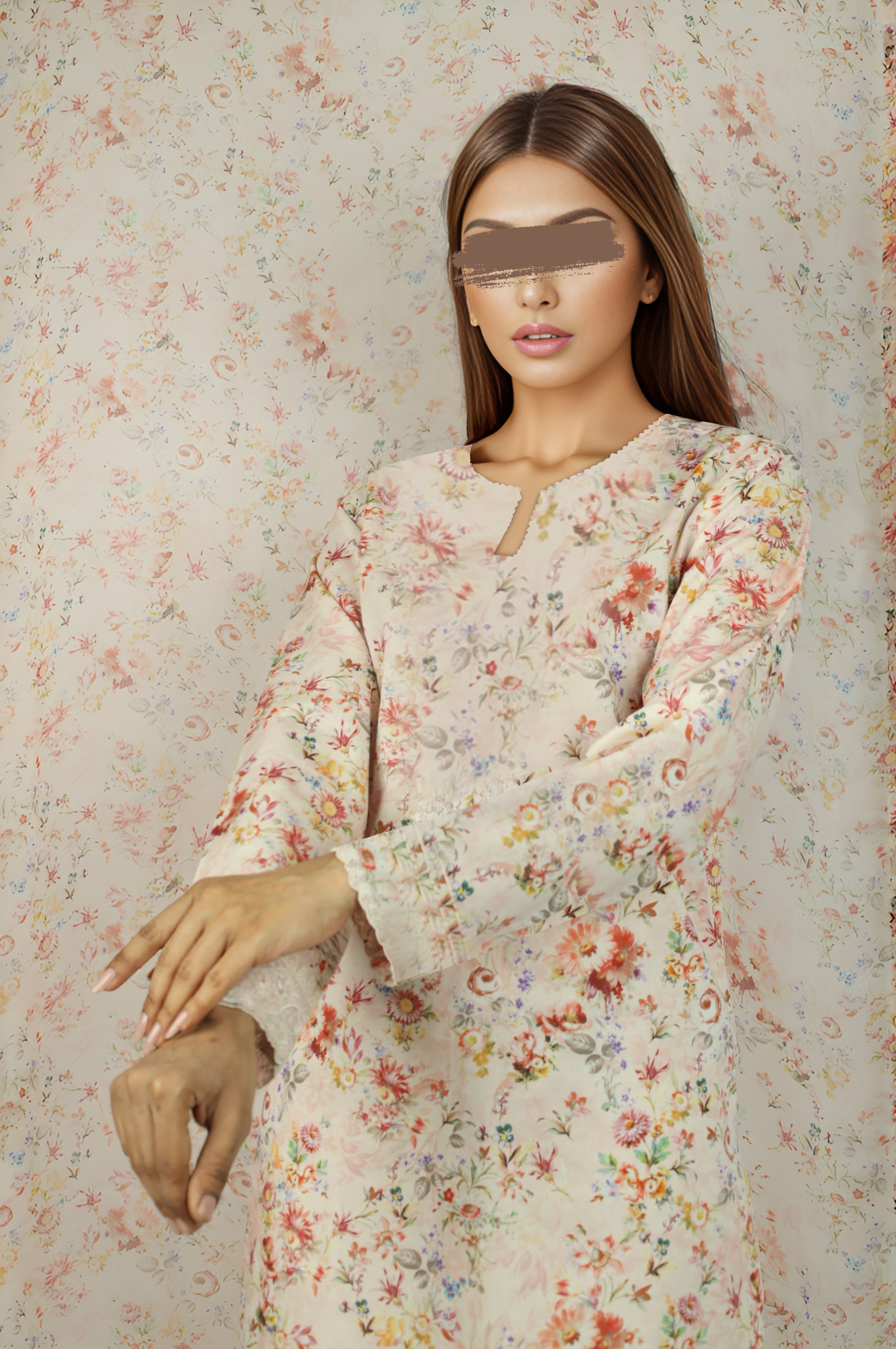 Unstitched Printed Lawn 3 Piece With Chiffon Dupatta59200