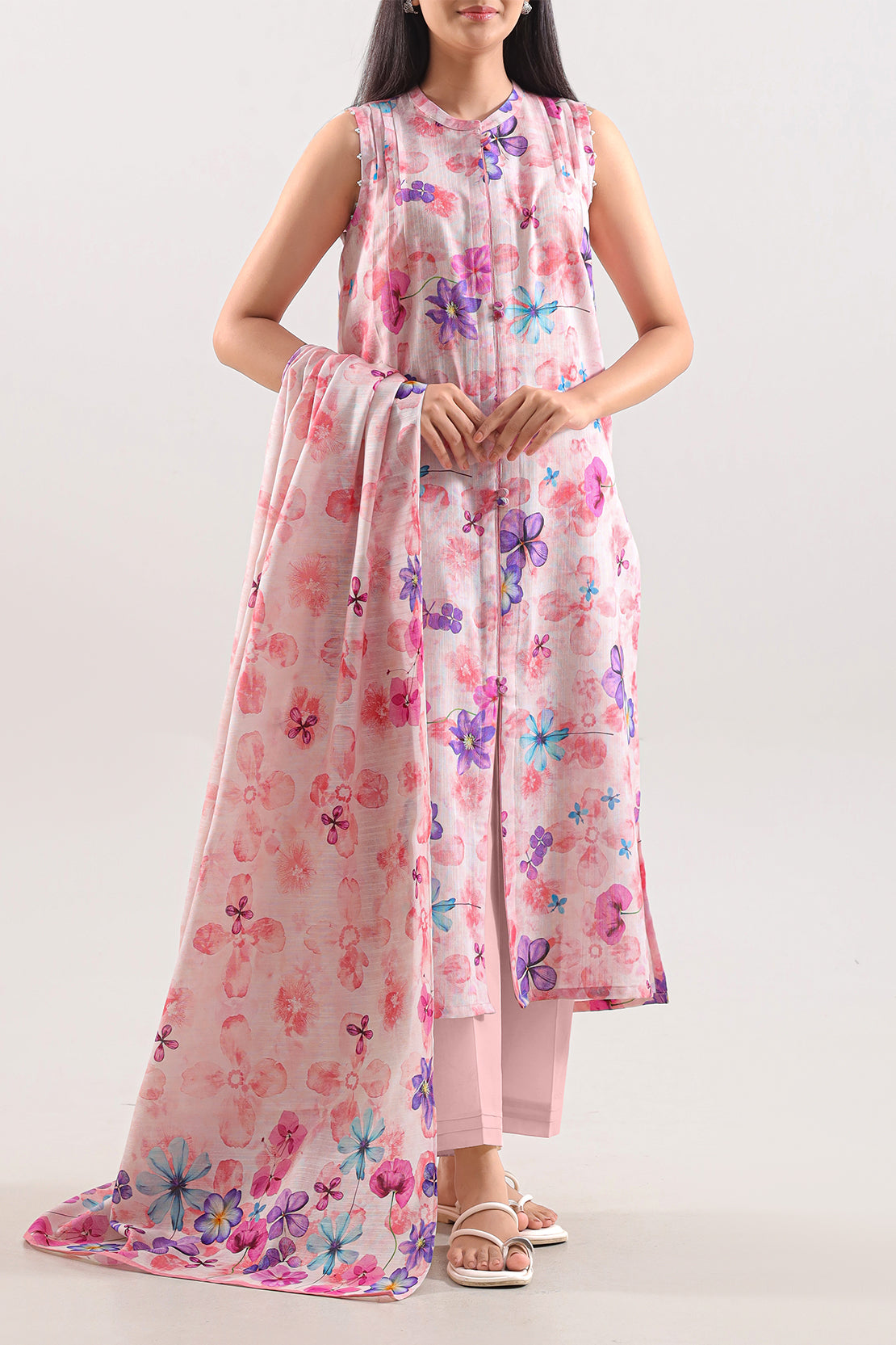 Unstitched Printed 3 Piece – in Lawn & Khaddar114094