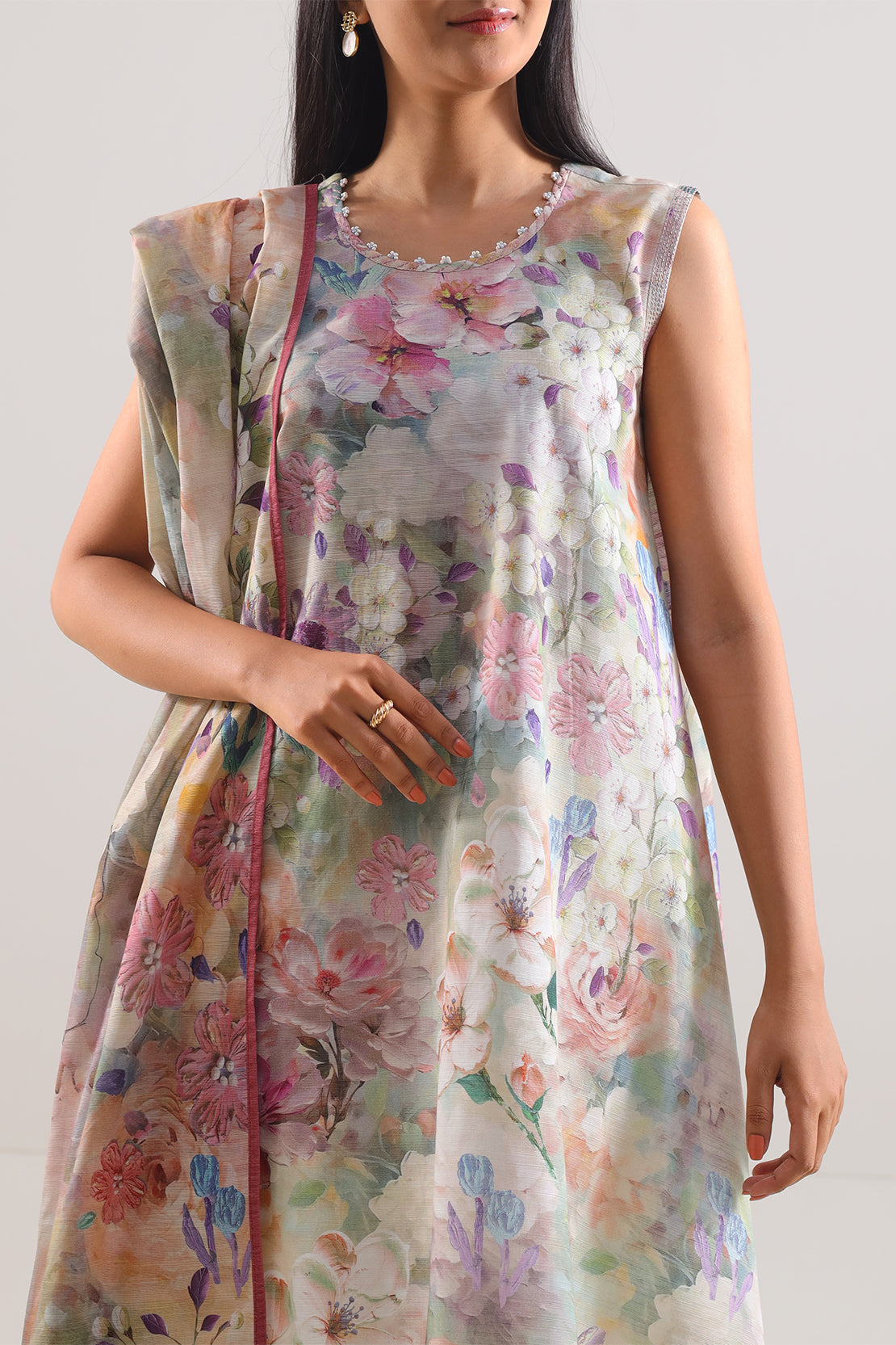 Unstitched Printed Warm Khaddar 3 Piece114084