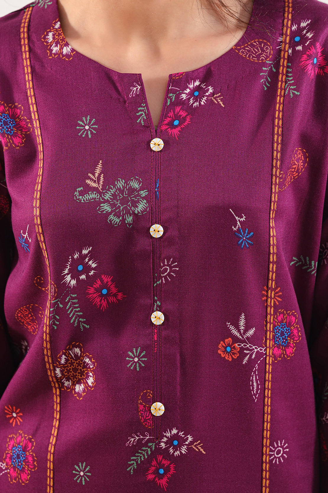 Unstitched Printed Pashmina 3 Piece120586