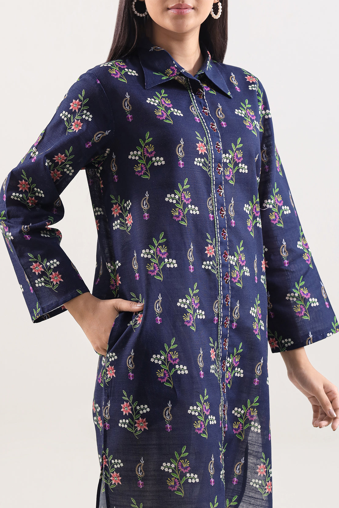 Unstitched Printed Cotton Khaddar 3 Piece125810