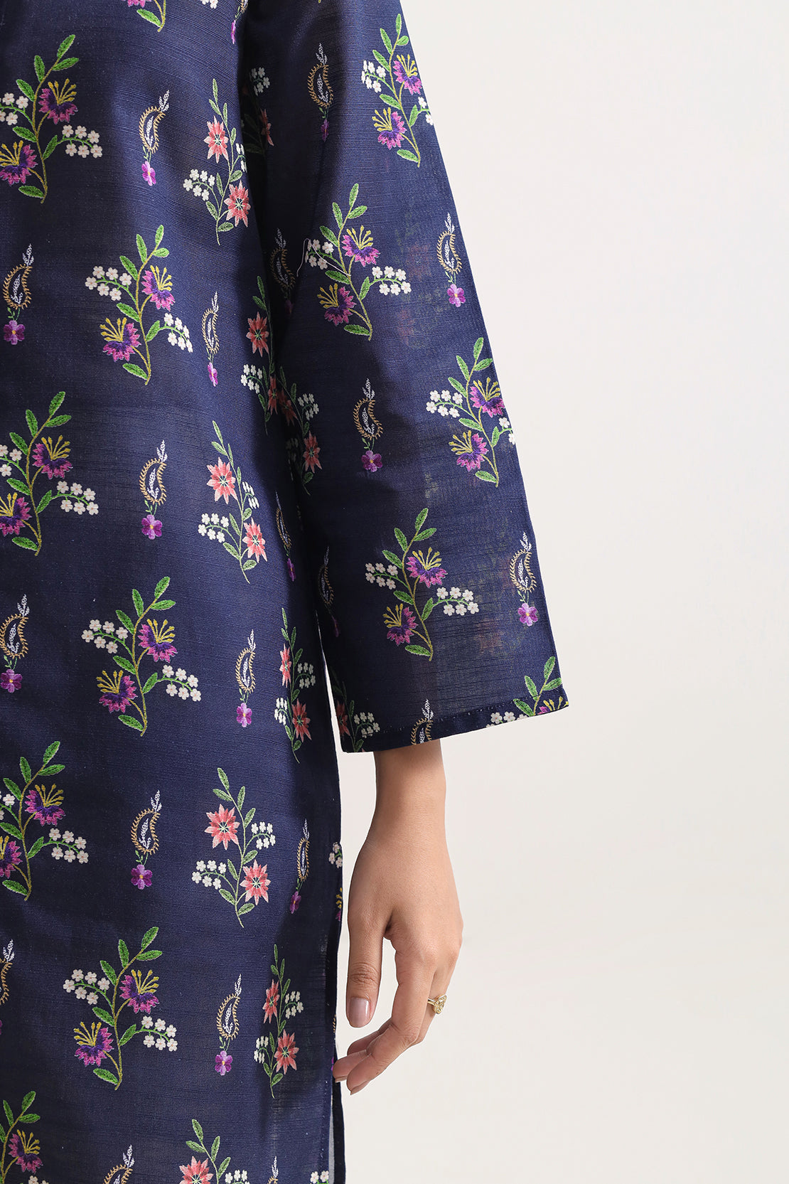 Unstitched Printed Cotton Khaddar 3 Piece125810