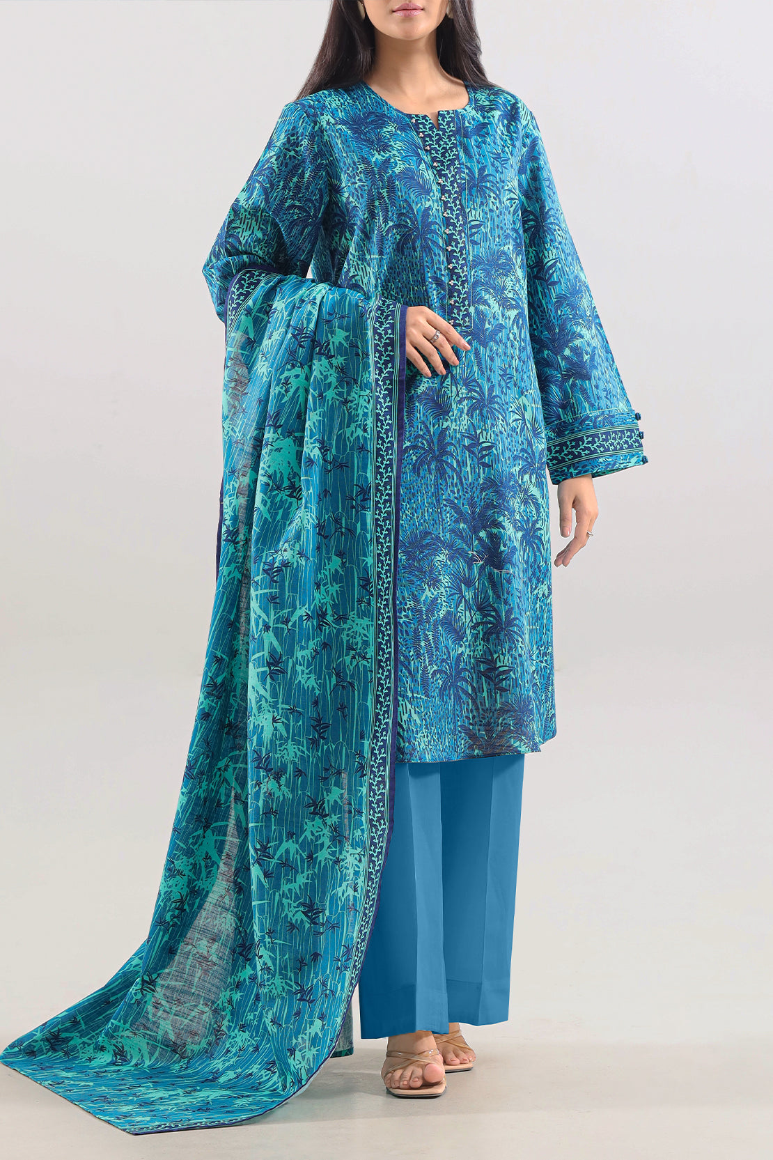 Unstitched Printed 3 Piece – in Lawn & Khaddar118389