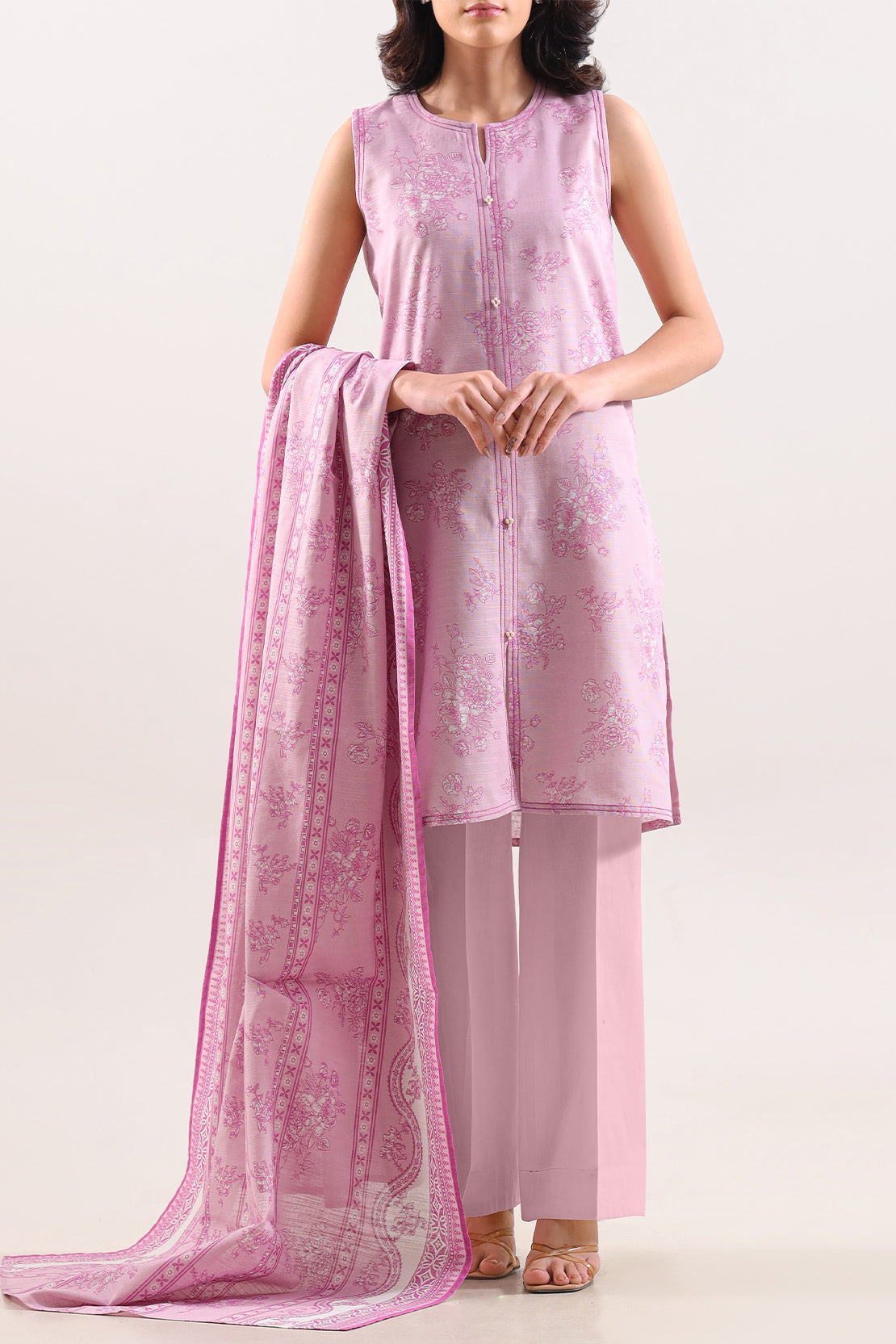 Unstitched Printed Warm Khaddar 3 Piece128280