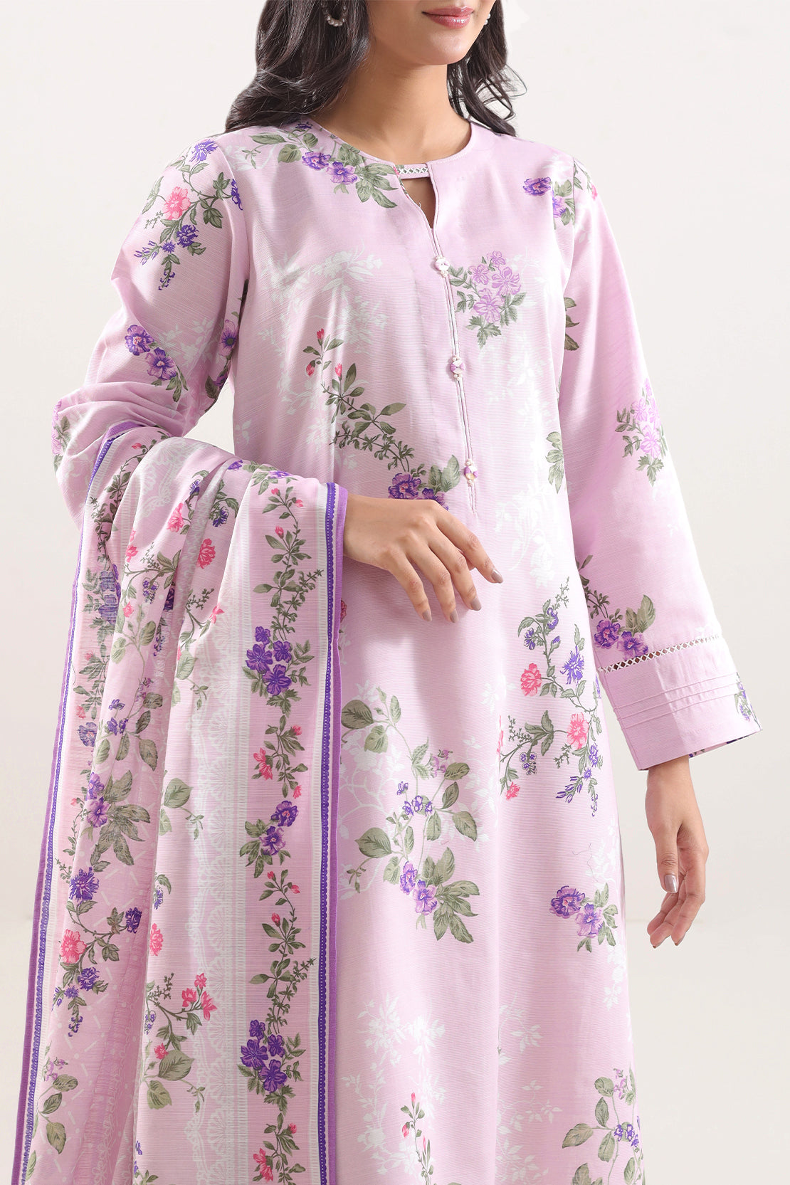 Unstitched Printed Warm Khaddar 3 Piece128281