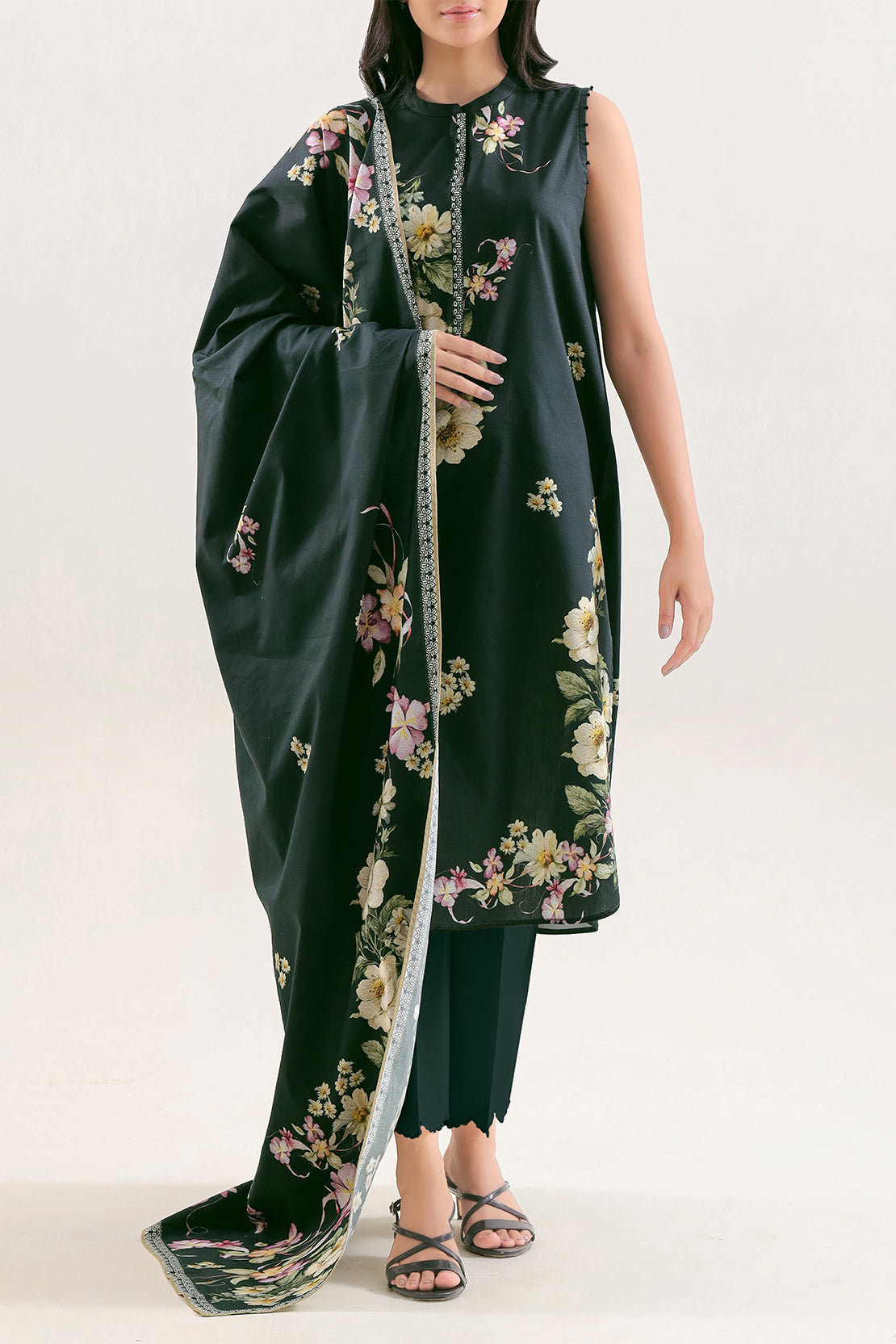 Unstitched Printed Warm Cotton 3 Piece128499