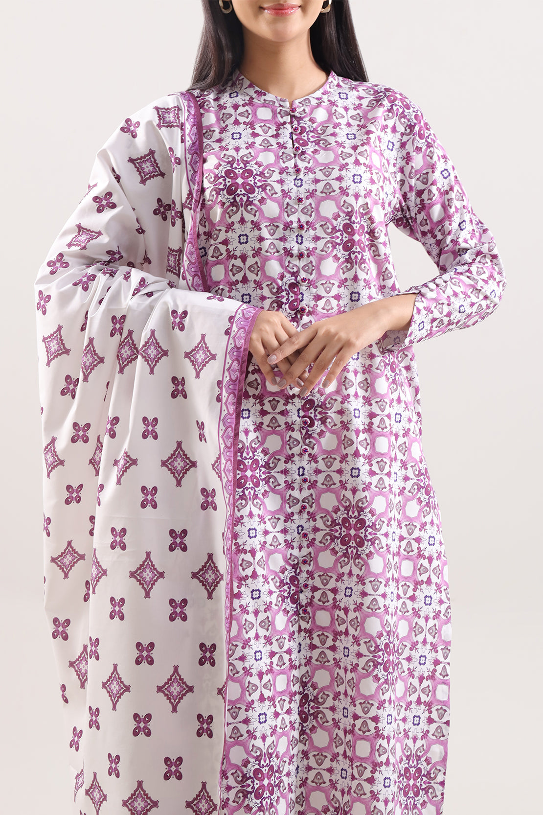 Unstitched Printed Warm Cotton 3 Piece128182