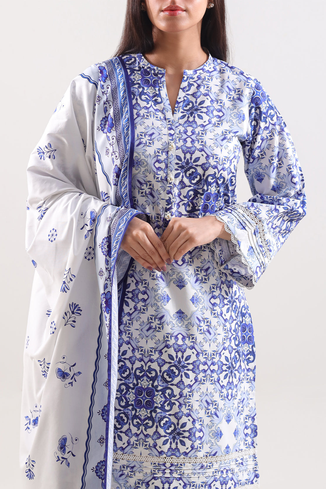 Unstitched Printed Warm Cotton 3 Piece128502