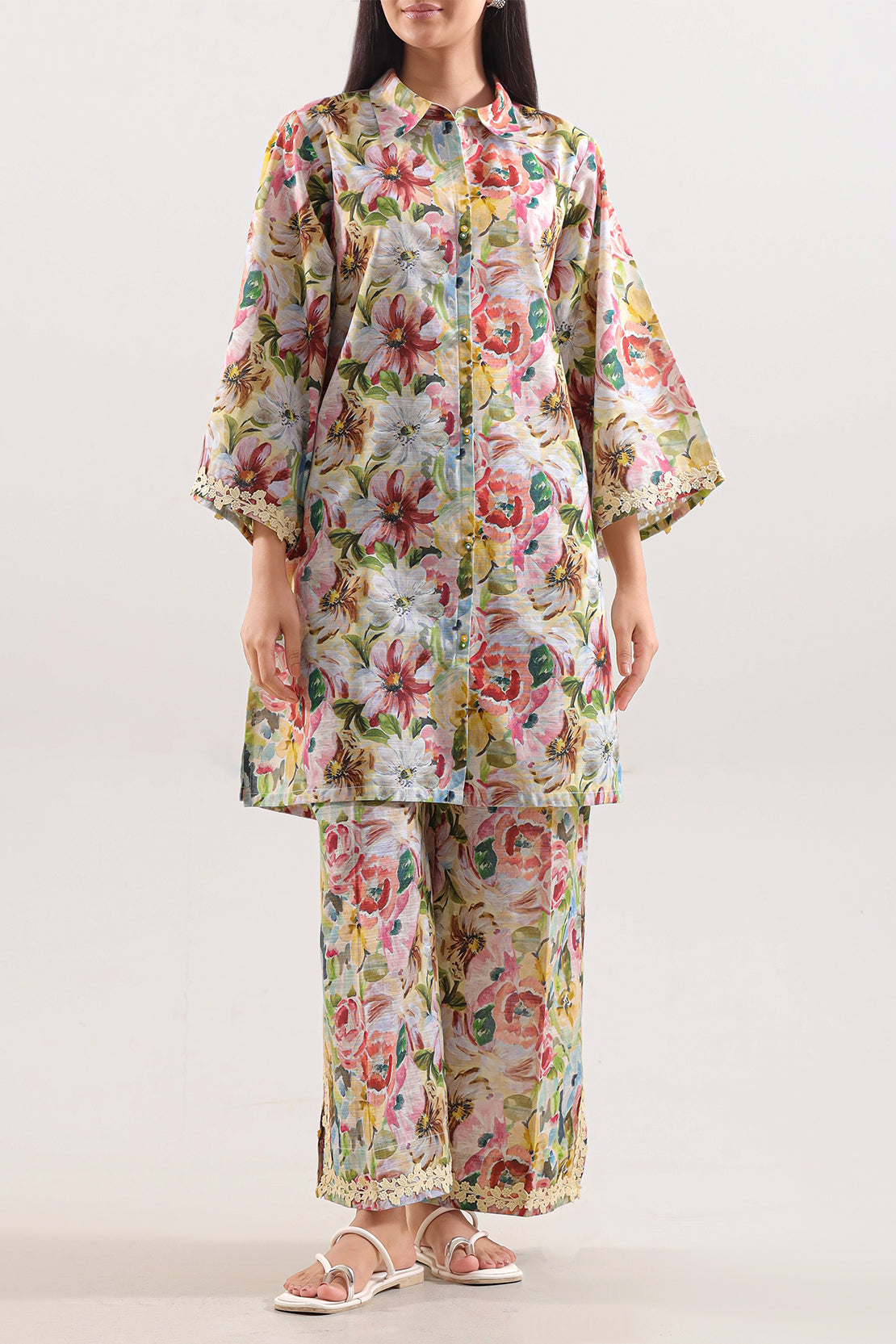 Unstitched Printed Khaddar 2 Piece (Shirt/Trouser)122300