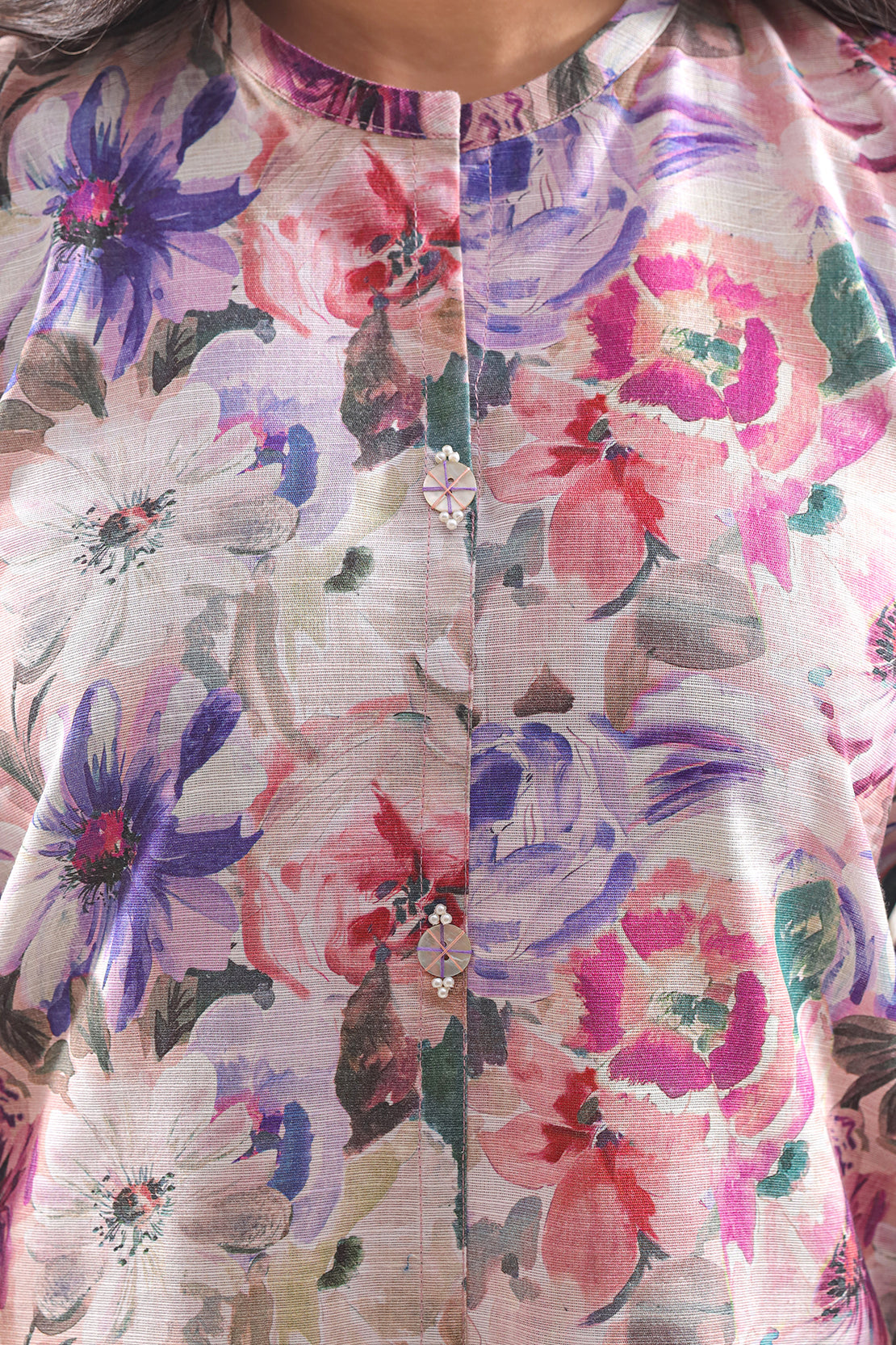 Unstitched Printed Khaddar 2 Piece (Shirt/Trouser)122301