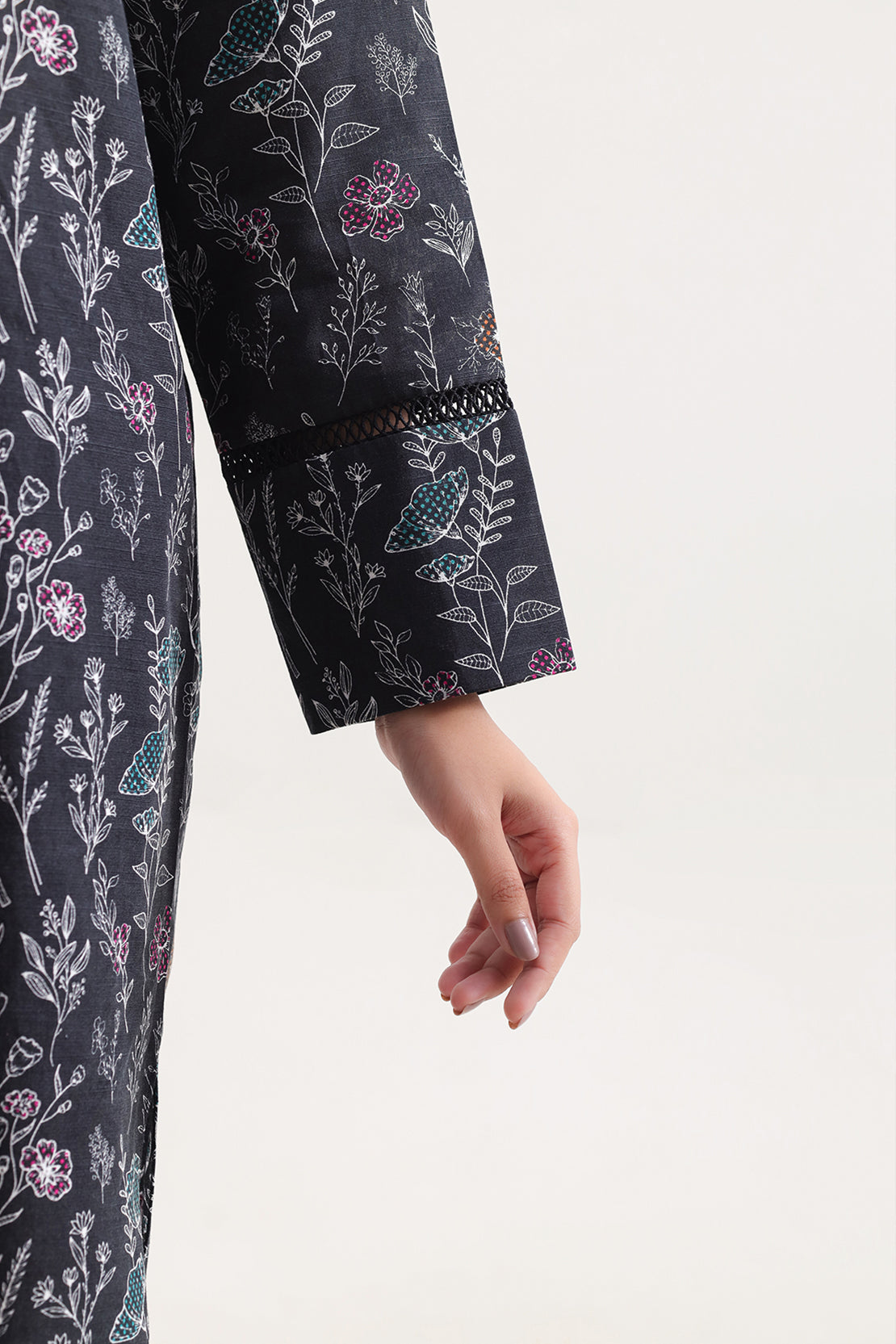 Unstitched Printed Khaddar 2 Piece (Shirt/Trouser)125253