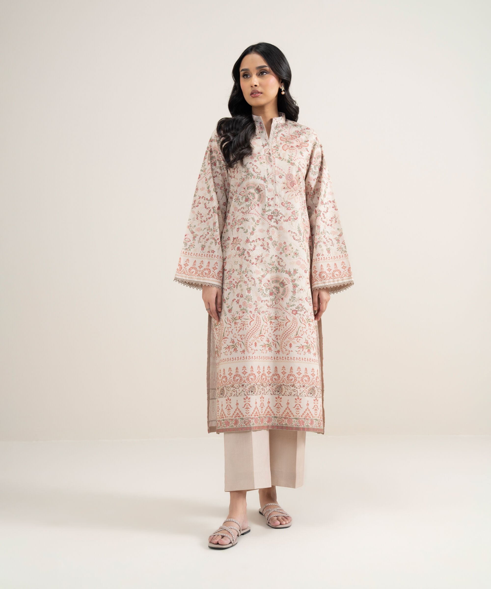 2 Piece - Printed Lawn Suit