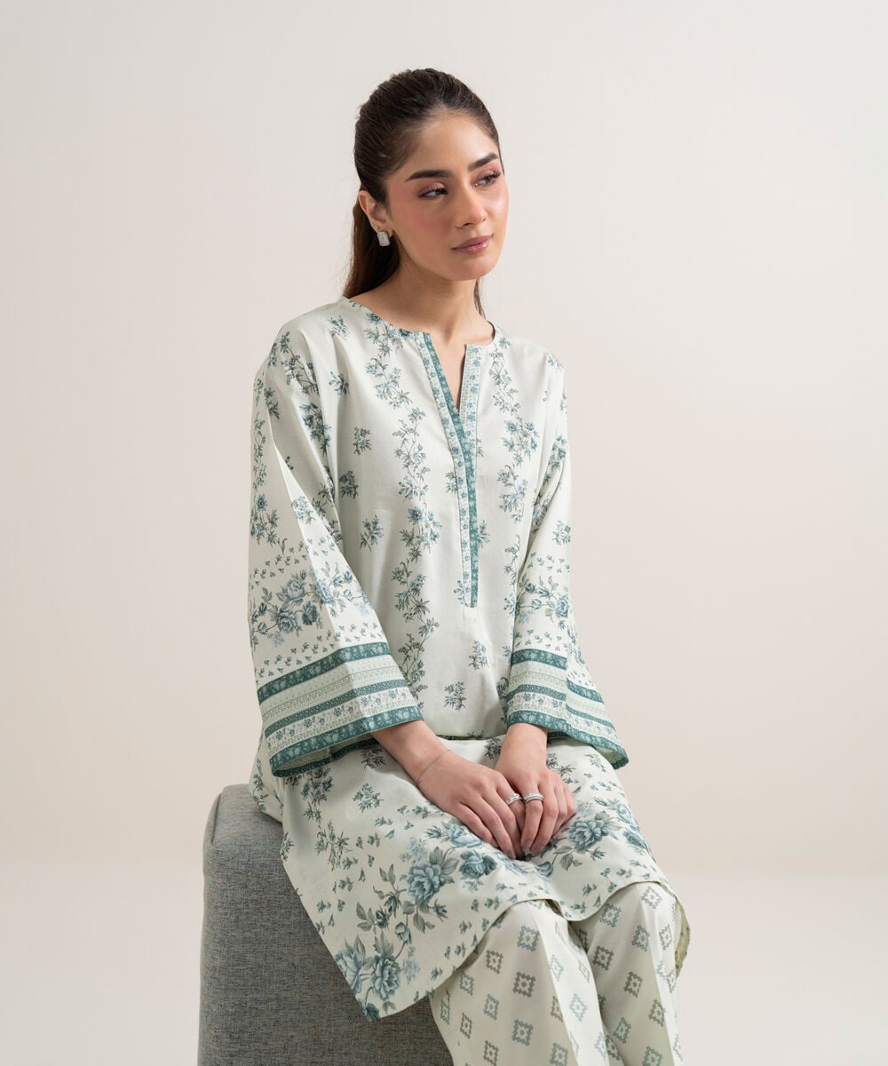 2 Piece - Printed Lawn Suit