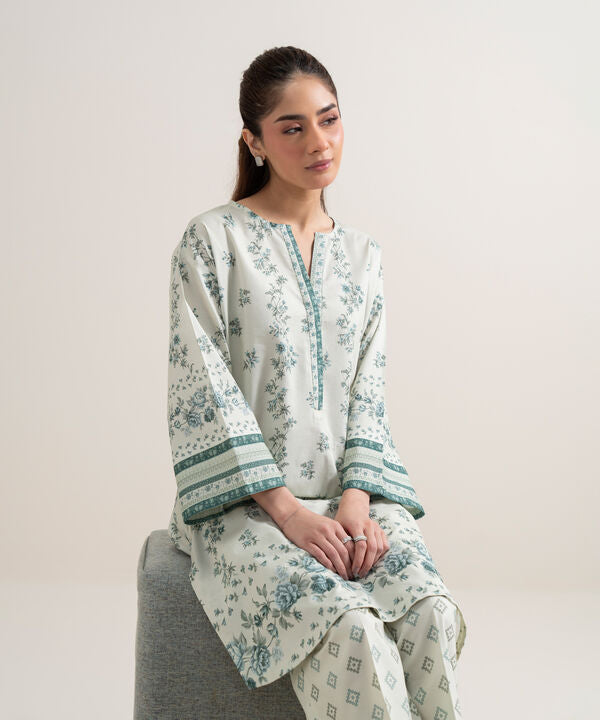 2 Piece - Printed Lawn Suit
