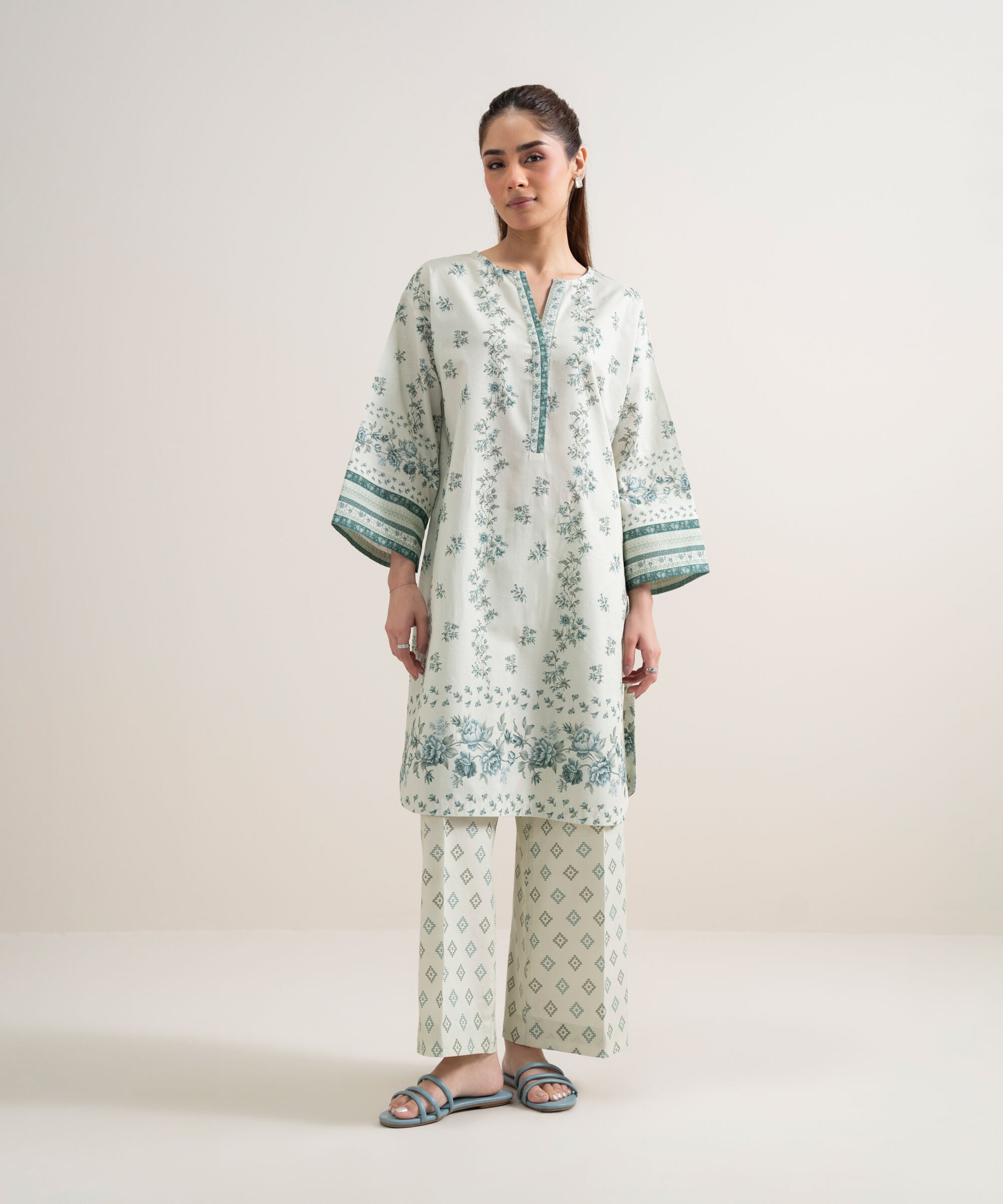 2 Piece - Printed Lawn Suit