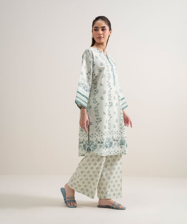 2 Piece - Printed Lawn Suit