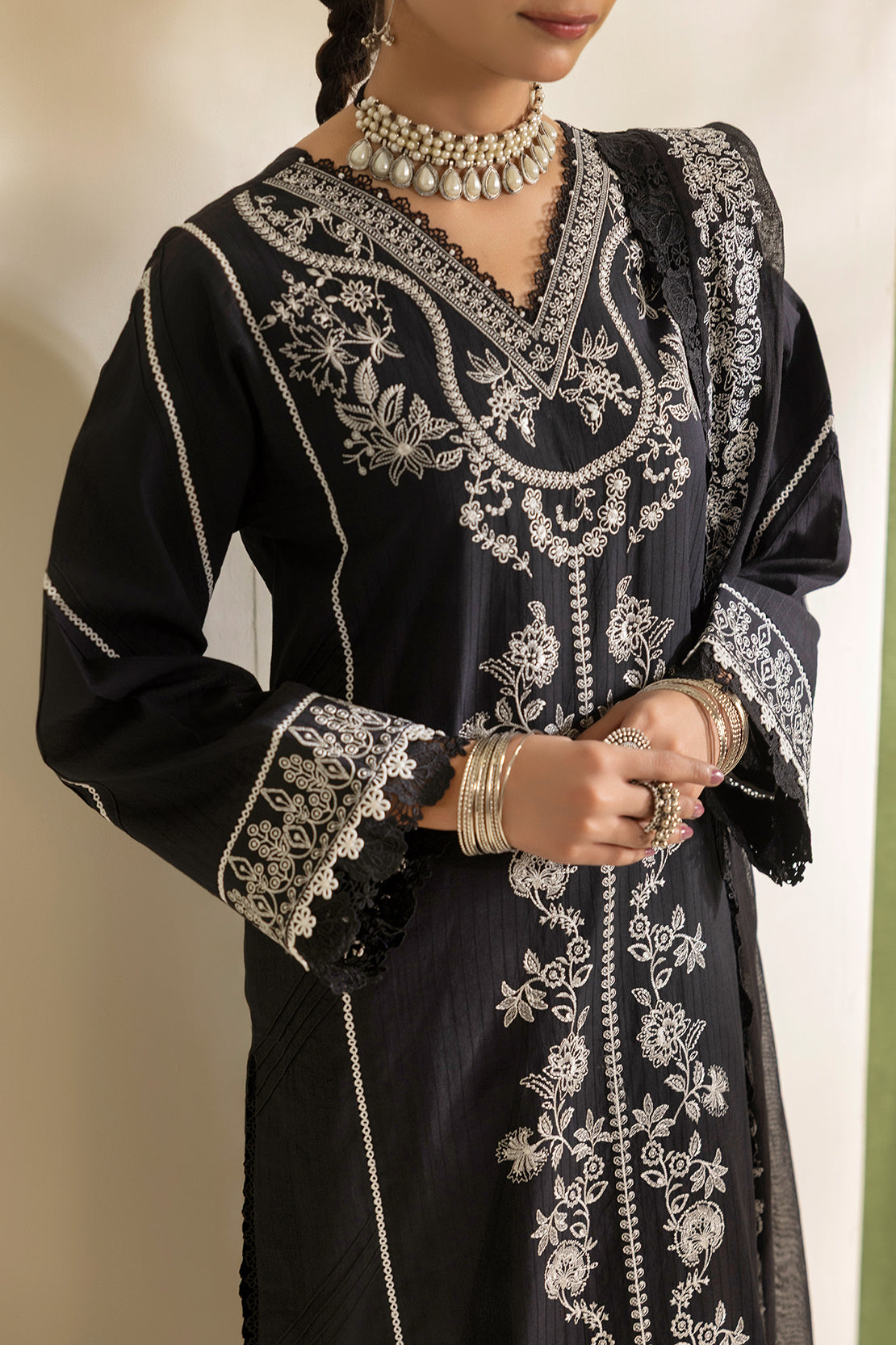 Unstitched Embroidered Jacquard 3 Piece106462