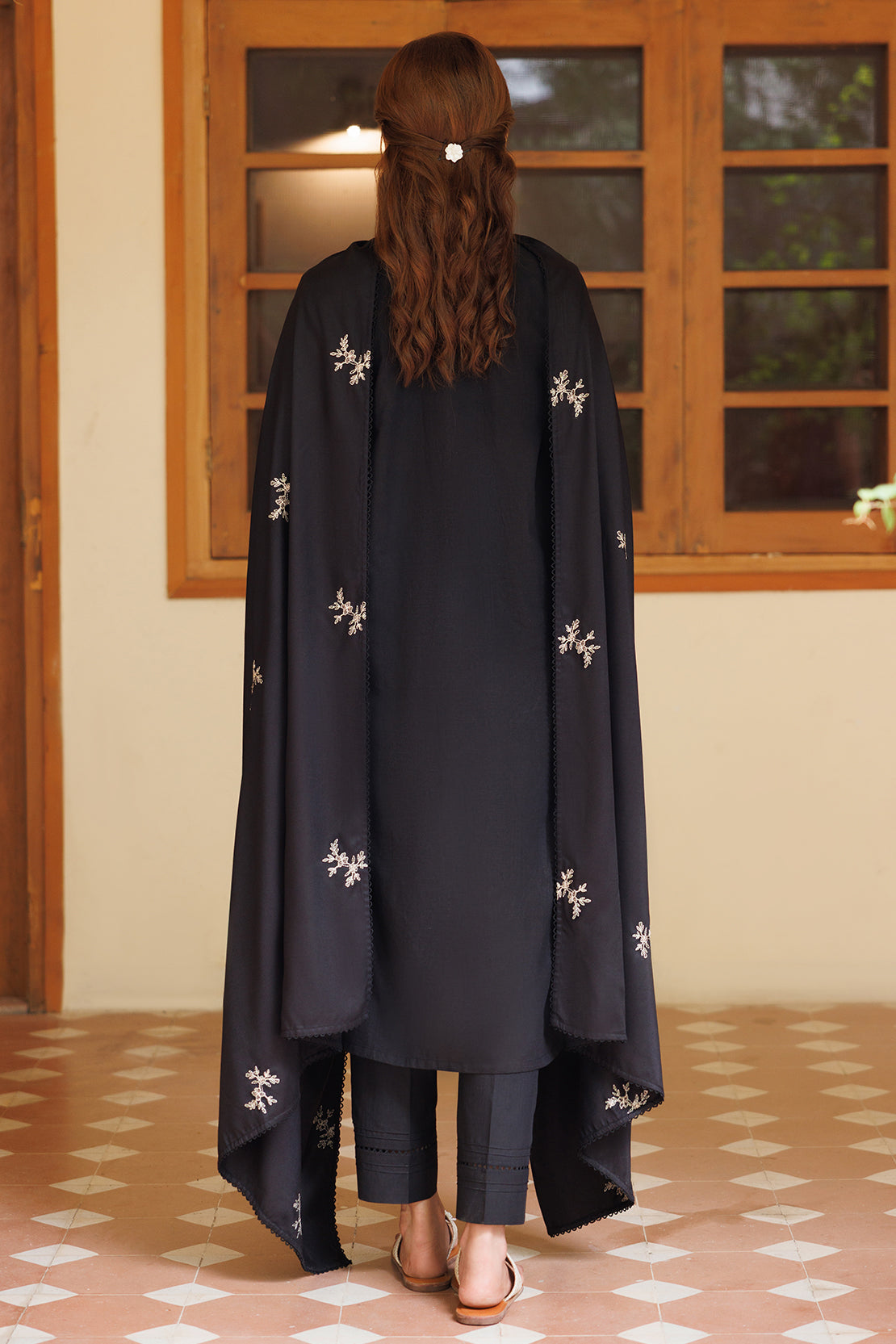 Unstitched Solid Pashmina 3 Piece115966