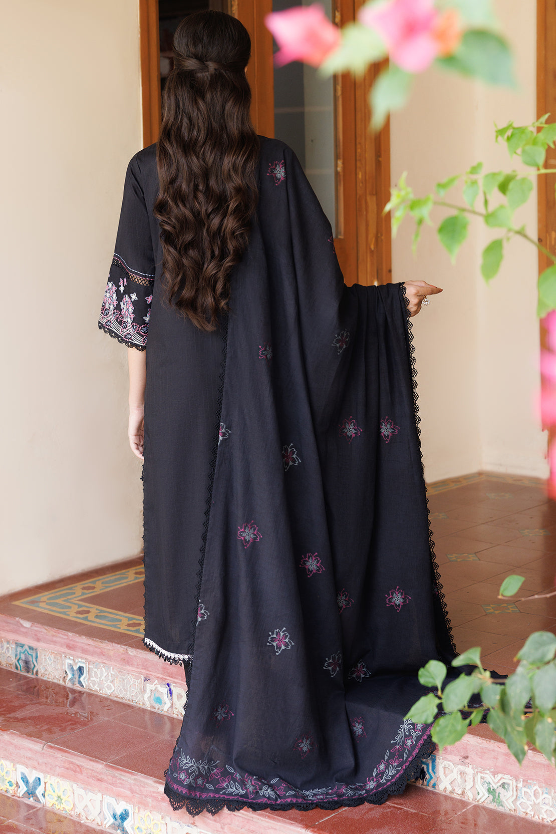 Unstitched Solid Embroidered Warm Khaddar 3 Piece120610