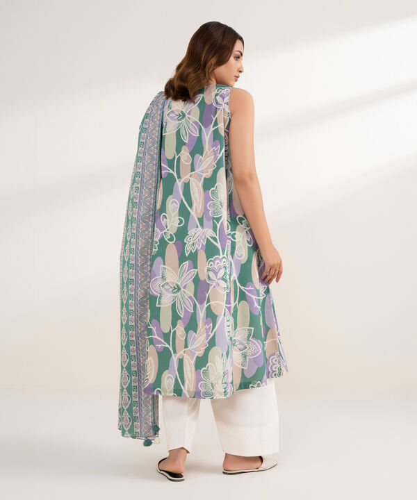 2 Piece - Printed Lawn Suit