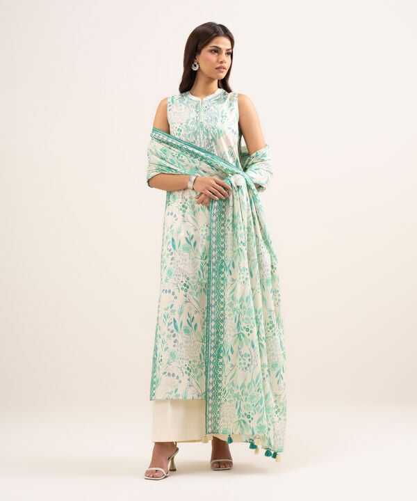 3 Piece - Embroidered Lawn Suit