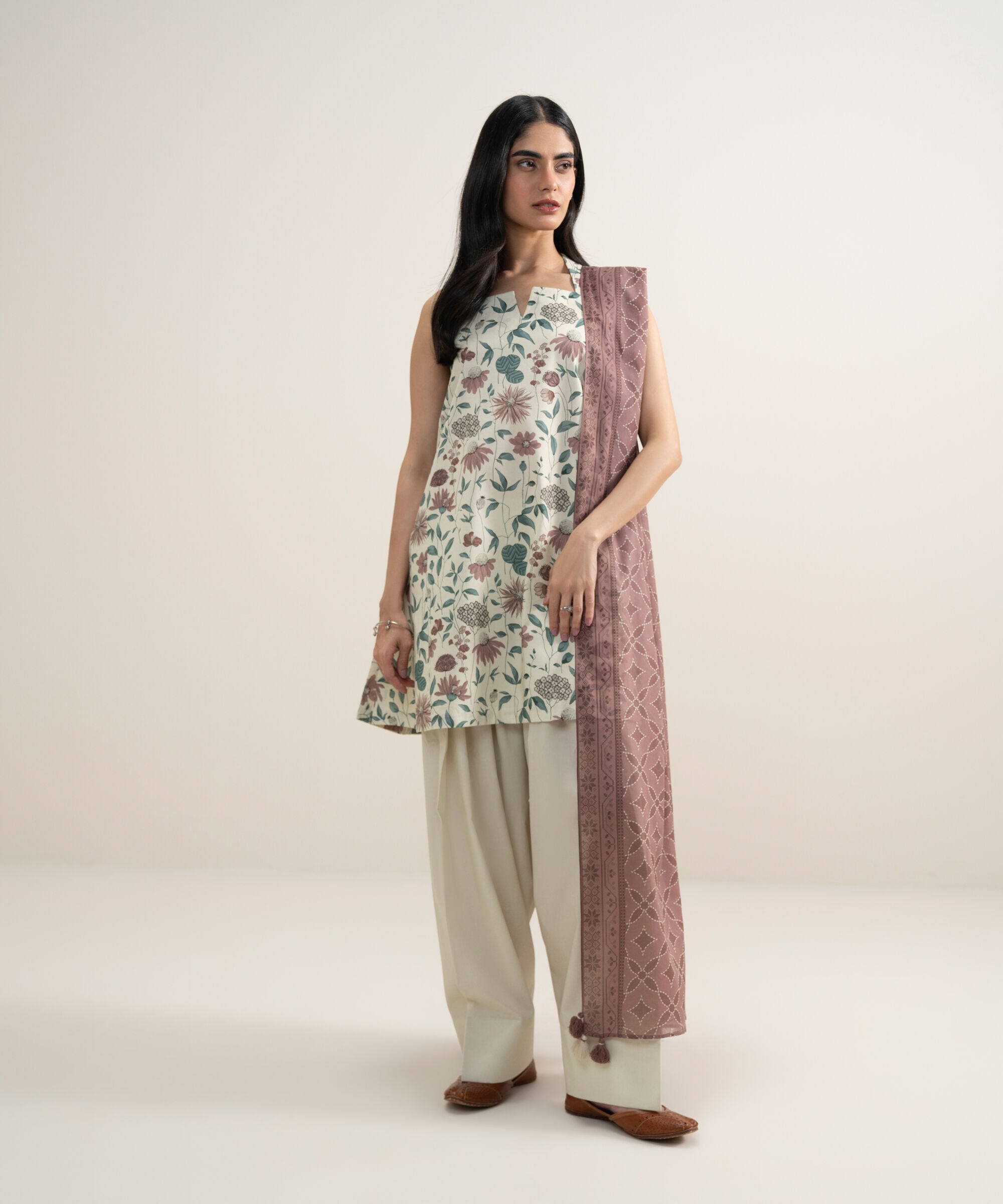 2 Piece - Printed Lawn Suit