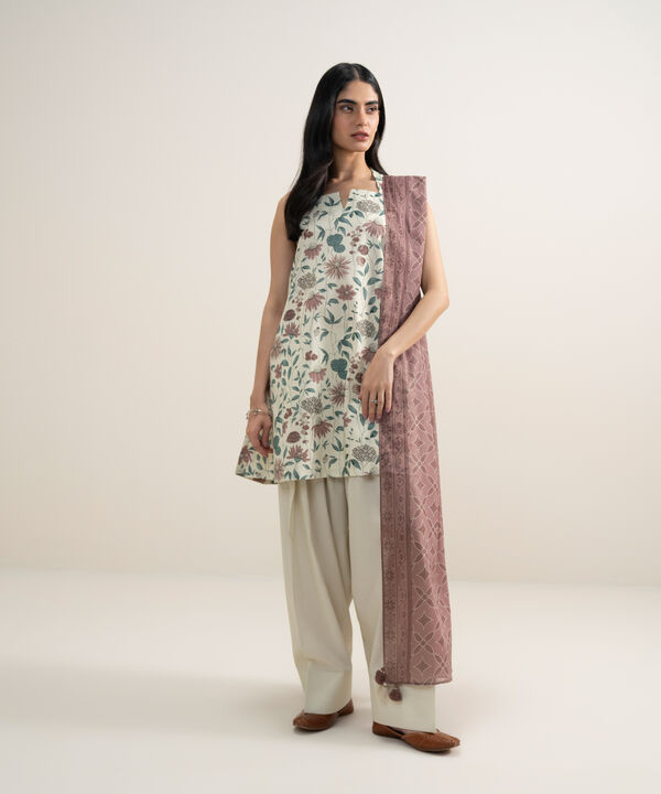 2 Piece - Printed Lawn Suit