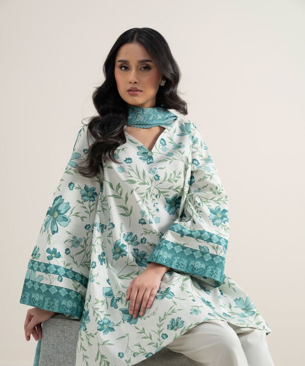 2 Piece - Printed Lawn Suit