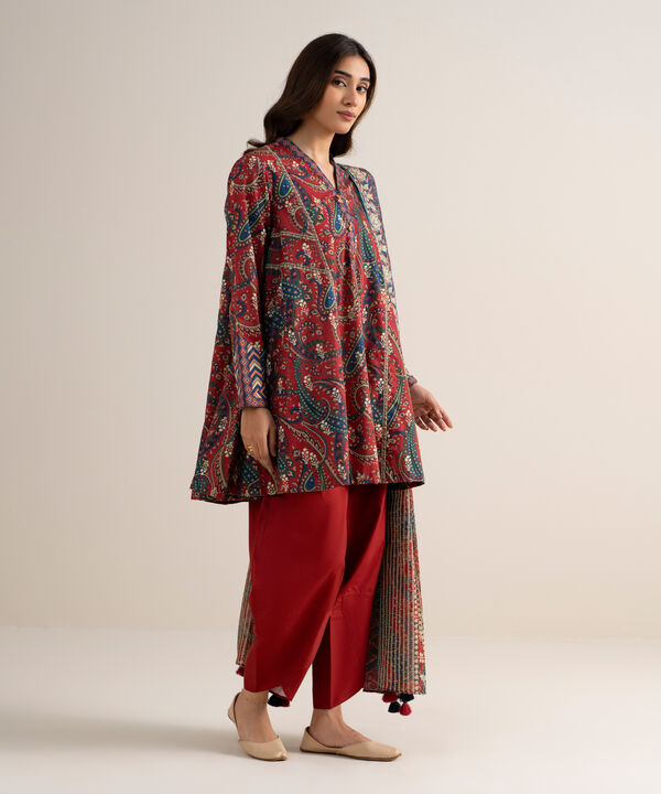 3 Piece - Printed Lawn Suit