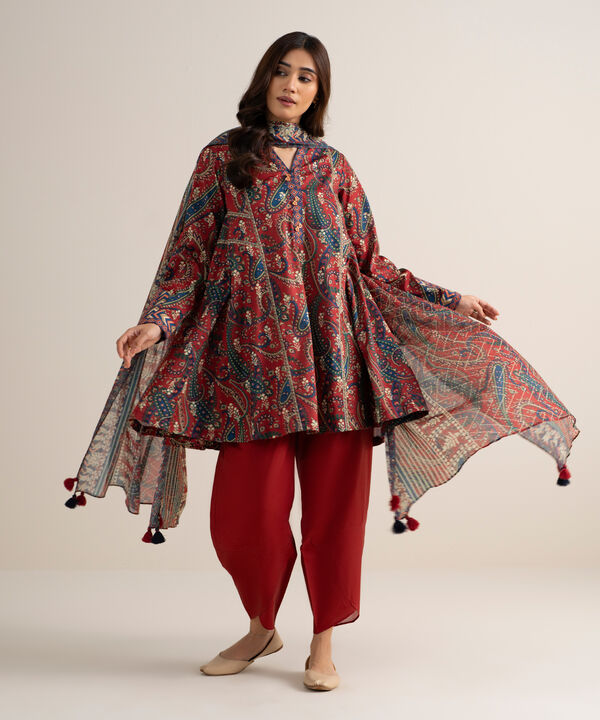 3 Piece - Printed Lawn Suit