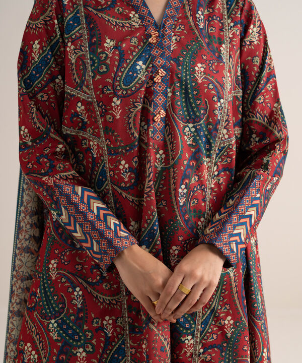 3 Piece - Printed Lawn Suit