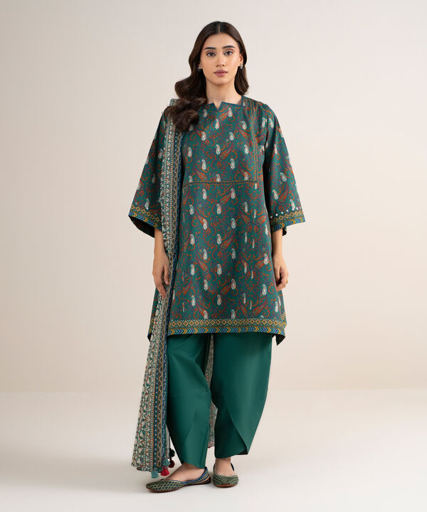 3 Piece - Printed Lawn Suit