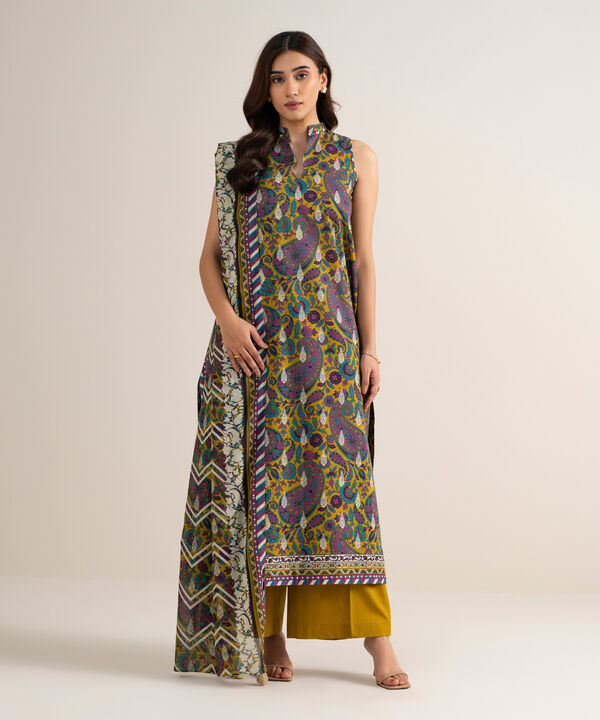 3 Piece - Printed Lawn Suit