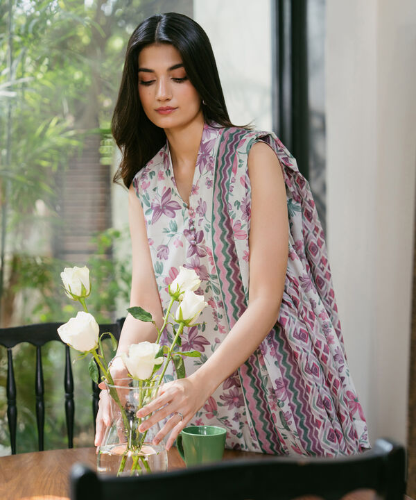 2 Piece - Printed Lawn Suit