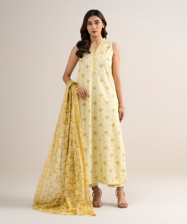 3 Piece - Printed Lawn Suit