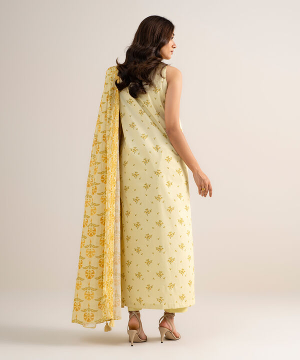 3 Piece - Printed Lawn Suit