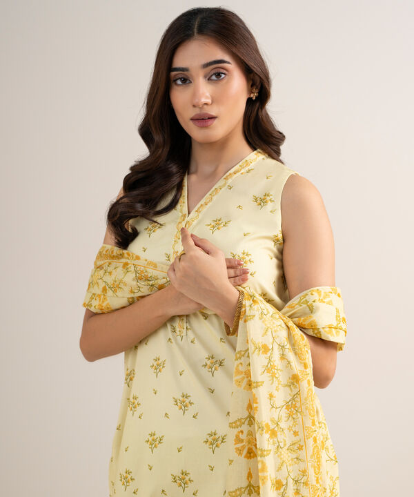 3 Piece - Printed Lawn Suit