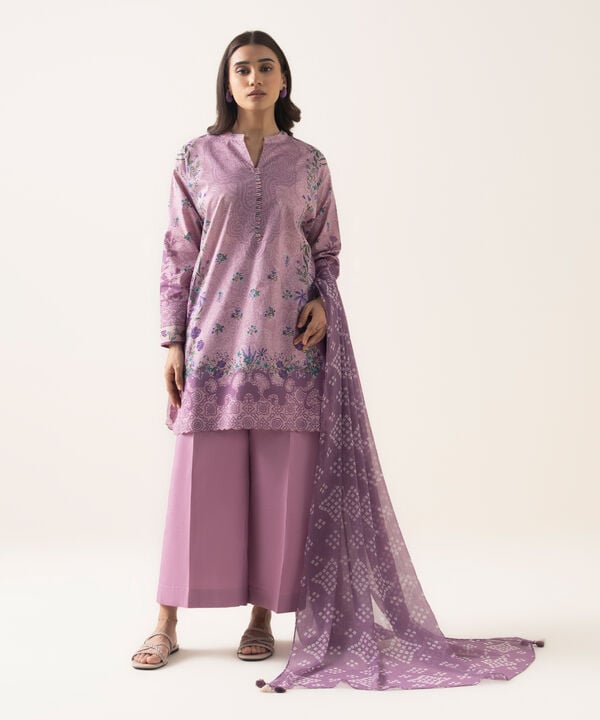 3 Piece - Printed Lawn Suit