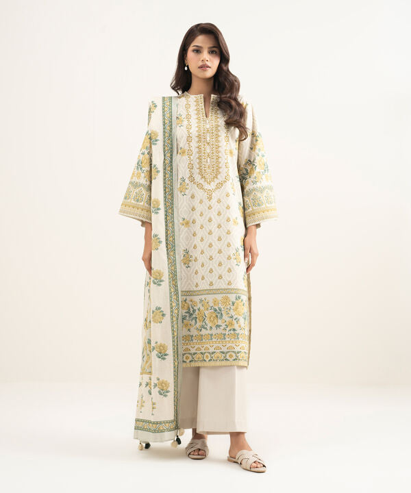 3 Piece - Printed Lawn Suit