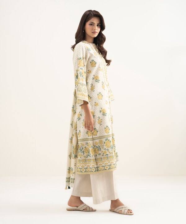 3 Piece - Printed Lawn Suit