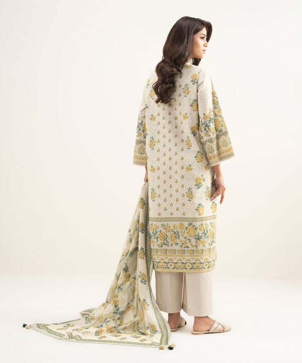 3 Piece - Printed Lawn Suit