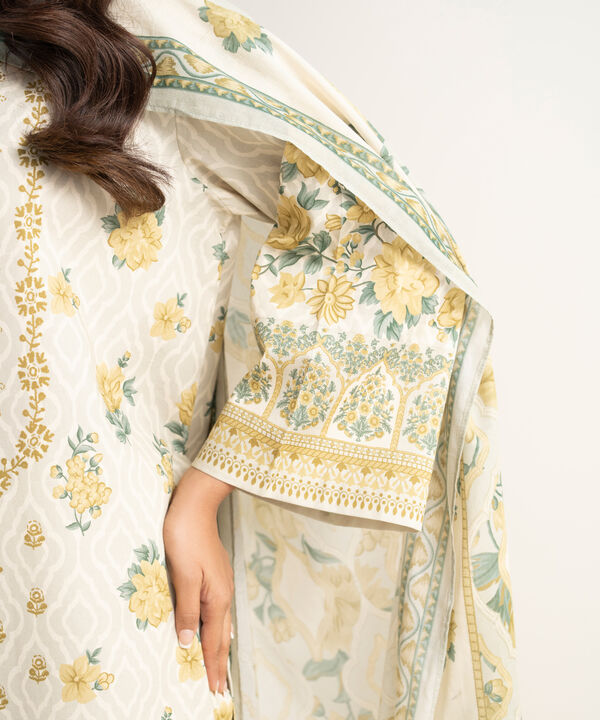 3 Piece - Printed Lawn Suit