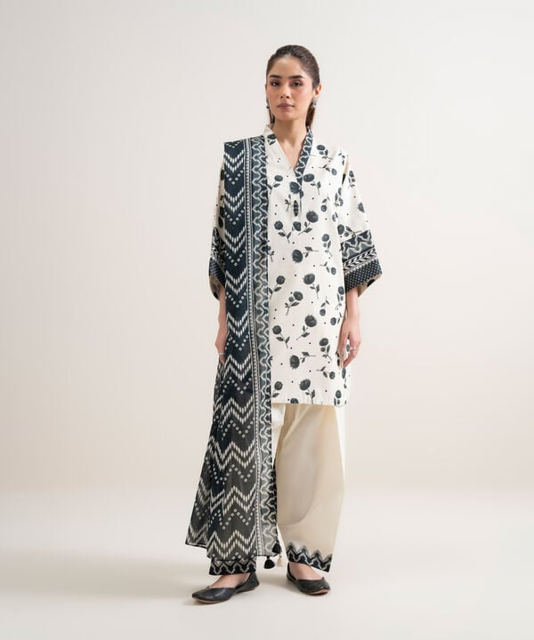 2 Piece - Printed Lawn Suit