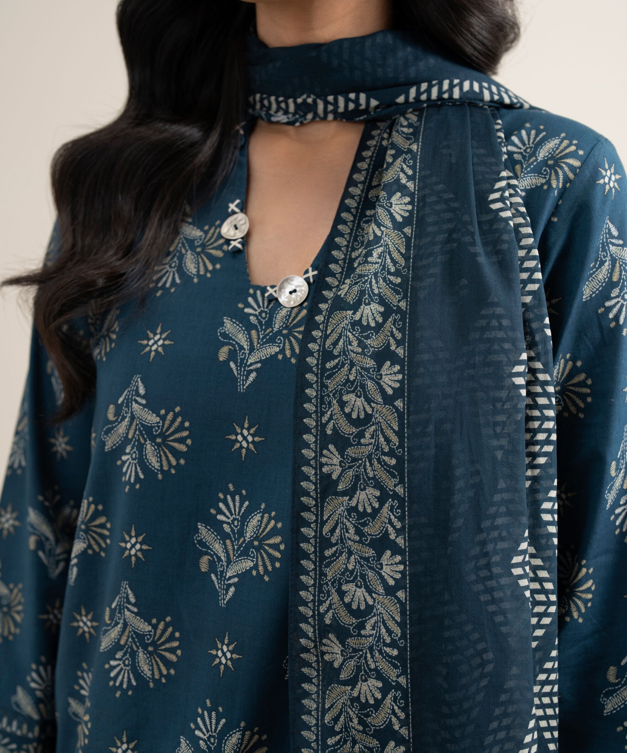 3 Piece - Printed Lawn Suit