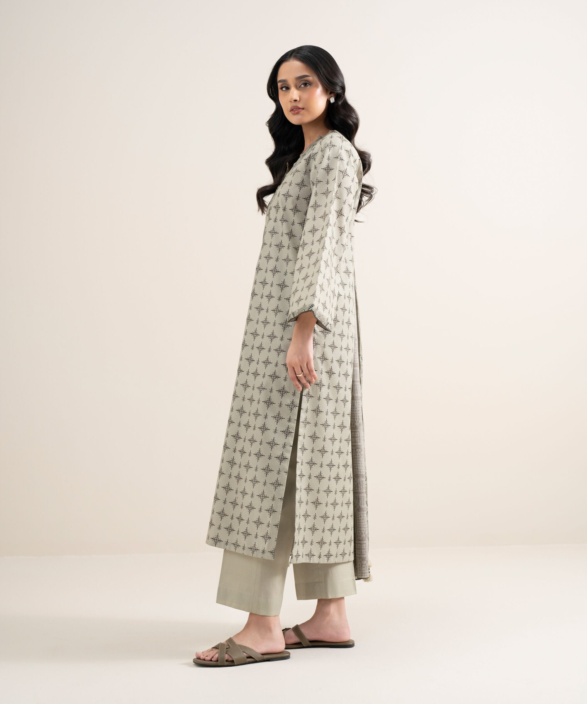 3 Piece - Printed Lawn Suit