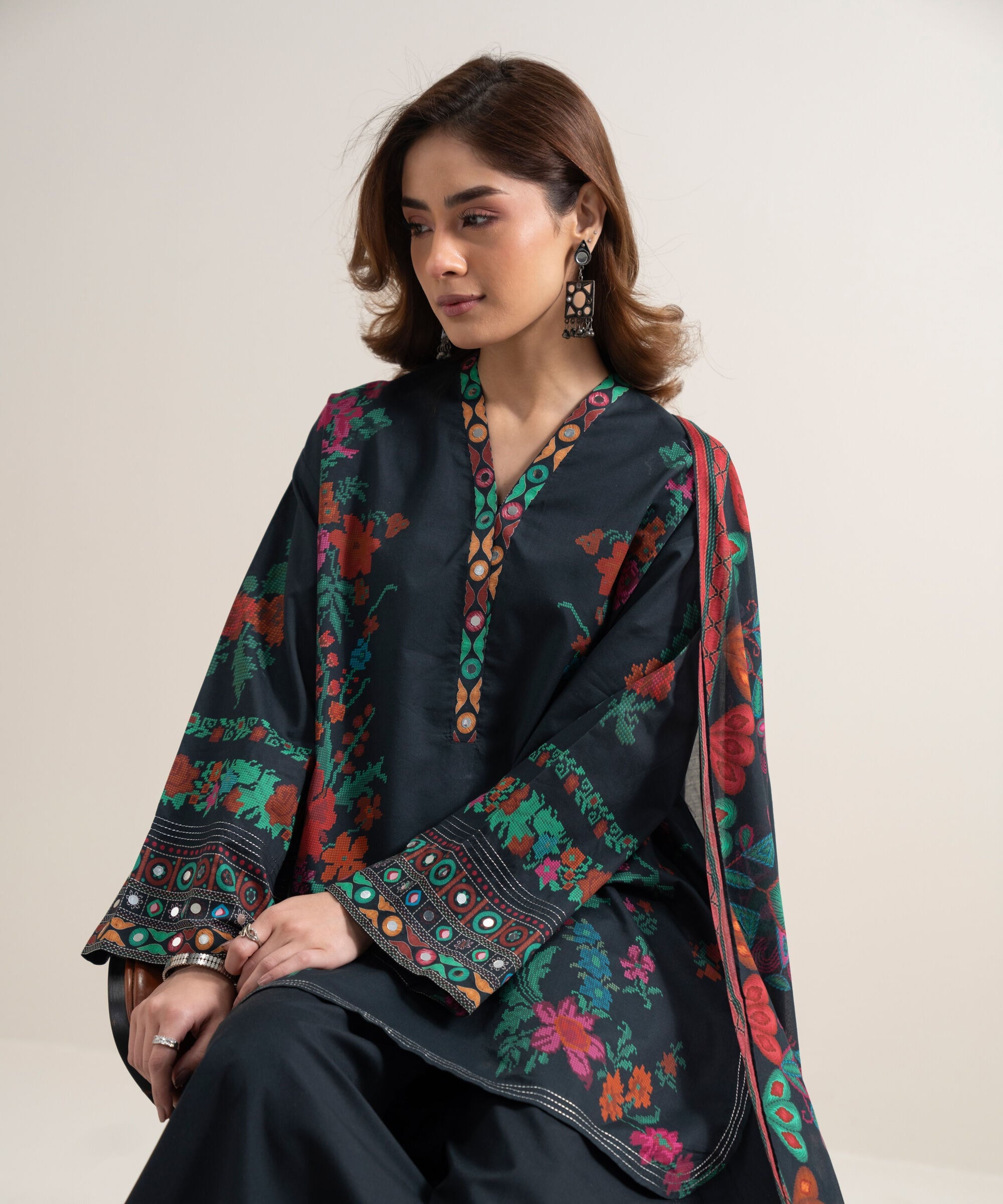 3 Piece - Printed Lawn Suit