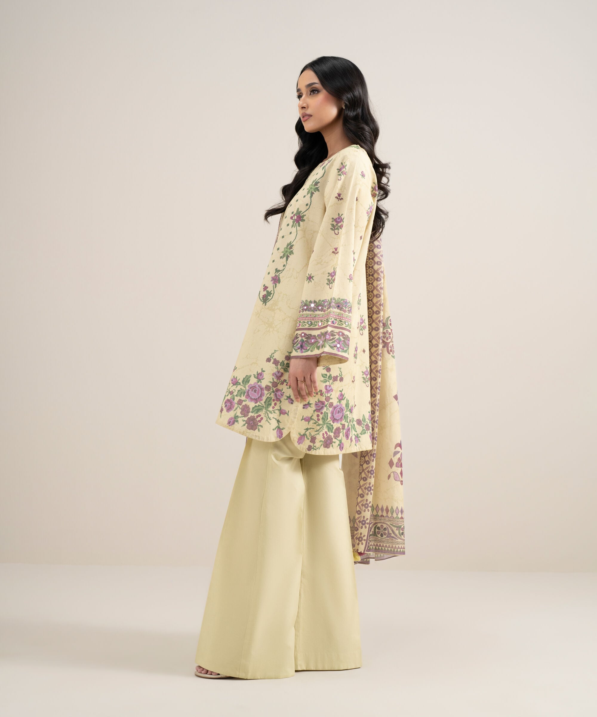 3 Piece - Printed Lawn Suit
