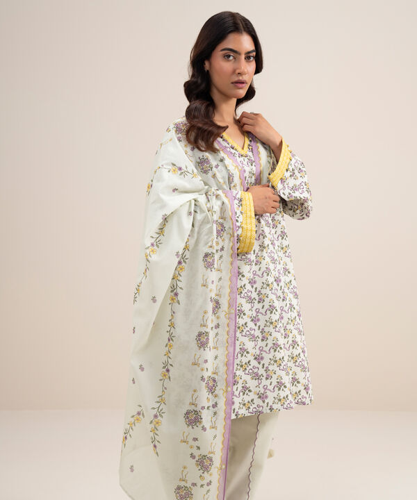 3 Piece - Printed Lawn Suit