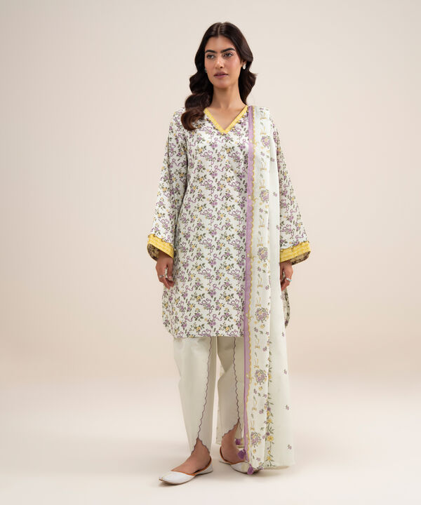 3 Piece - Printed Lawn Suit