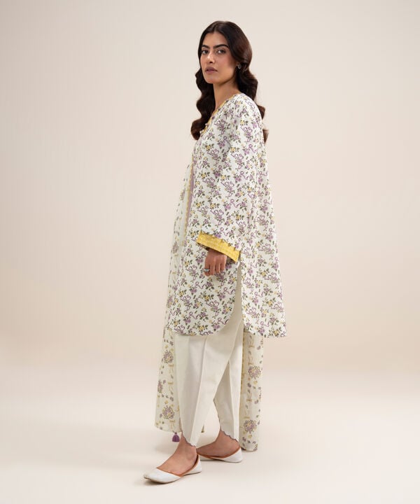 3 Piece - Printed Lawn Suit